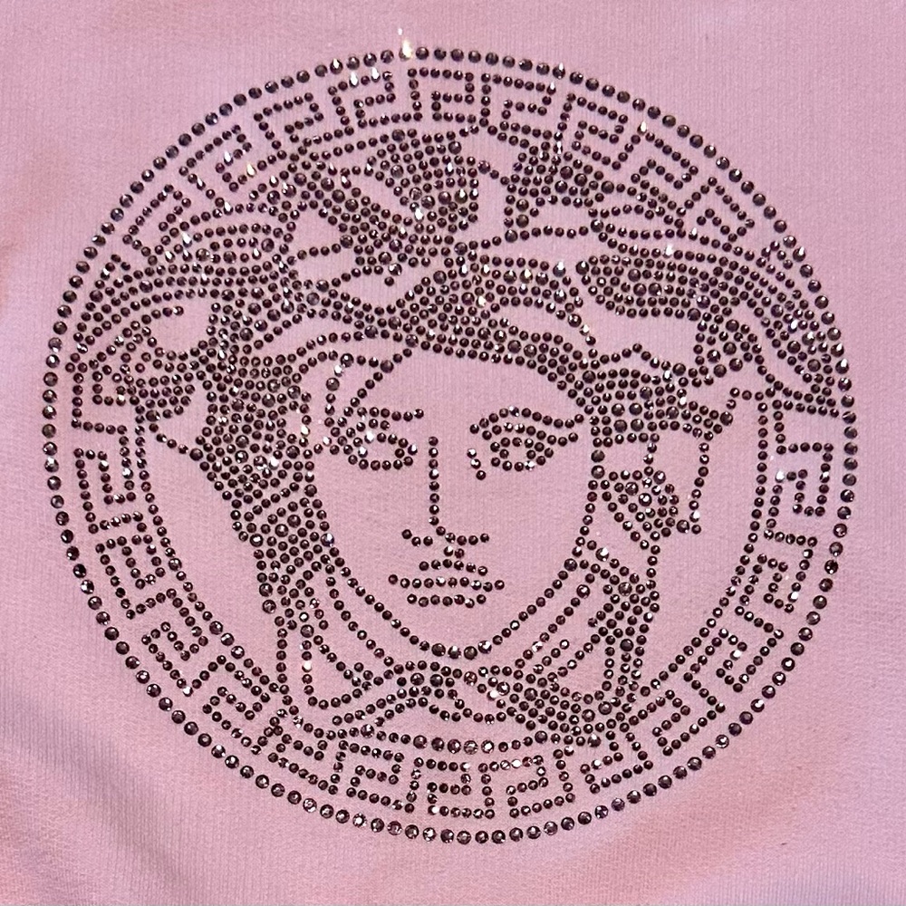 Girls Versace Studded Logo Sweatshirt